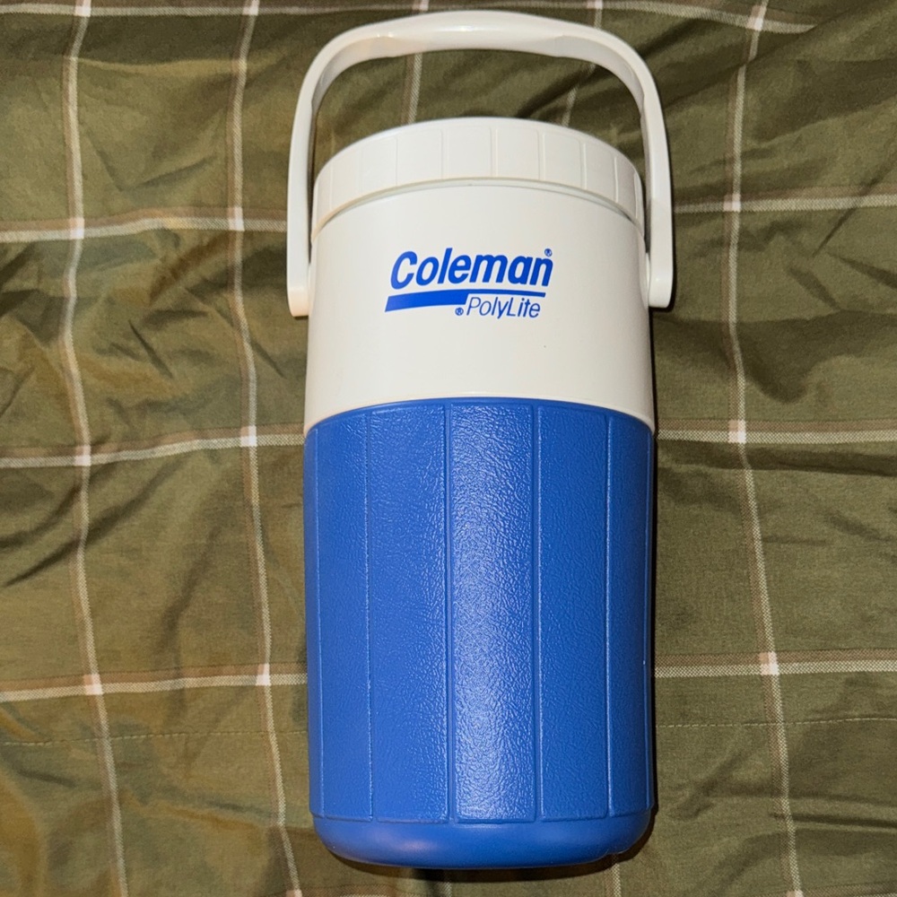Coleman Blue and White PolyLite Jug